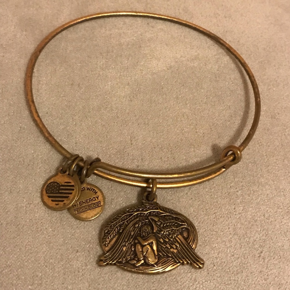 ALEX & ANI ANGEL OF HEALING BANGLE